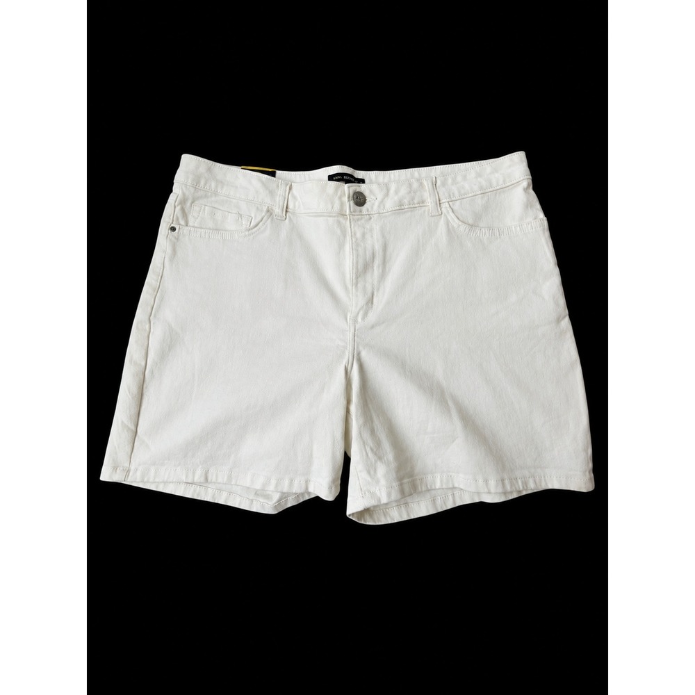 Lee The Legend is Back Denim Shorts Women 18M Cream Mid Rise Regular Fit NWT